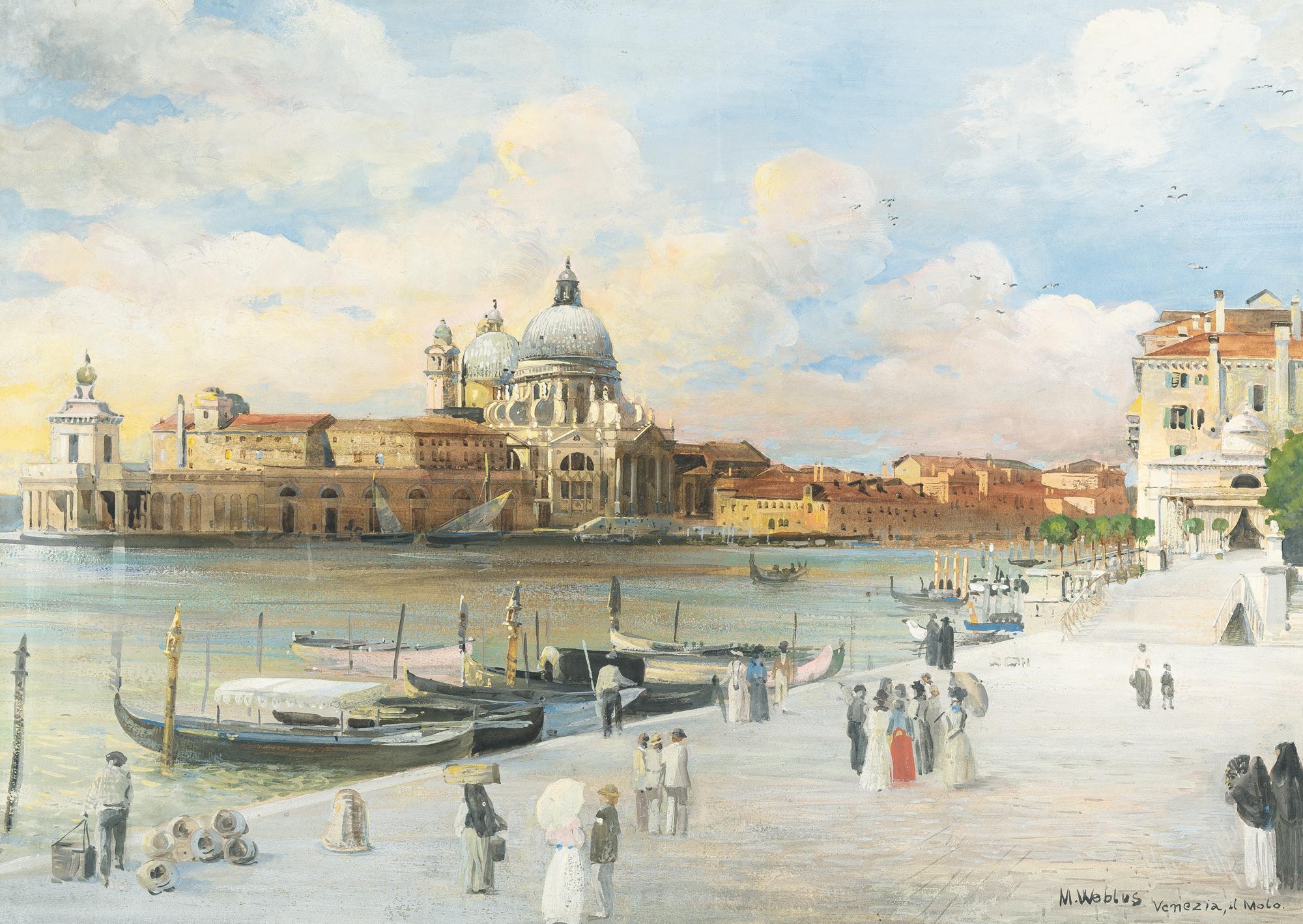 Martin Weblus - Blick über den Canal Grande auf die Punta della Dogana