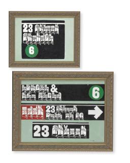 Martin Wong - Sign & Sign (Two Works)