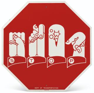 Martin Wong - Traffic Signs for the Hearing Impaired (Stop)
