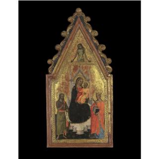 Martino di Bartolommeo di Biagio - The Madonna And Child With Saints John The Baptist And Catherine Of Alexandria