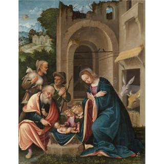 Martino Piazza da Lodi - The Adoration Of The Shepherds