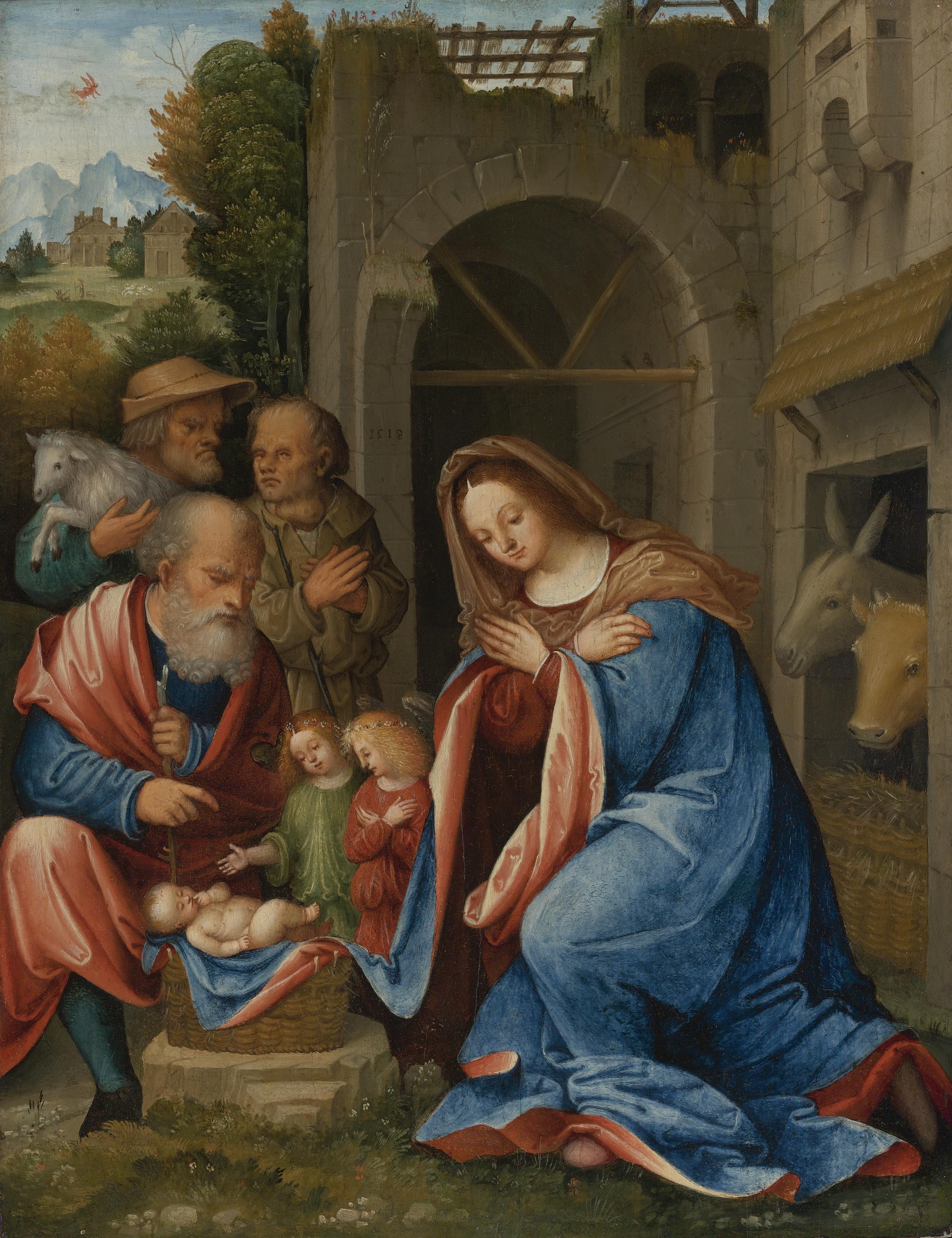 Martino Piazza Da Lodi - The Adoration Of The Shepherds
