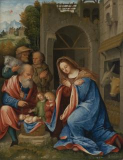 Martino Piazza Da Lodi - The Adoration Of The Shepherds