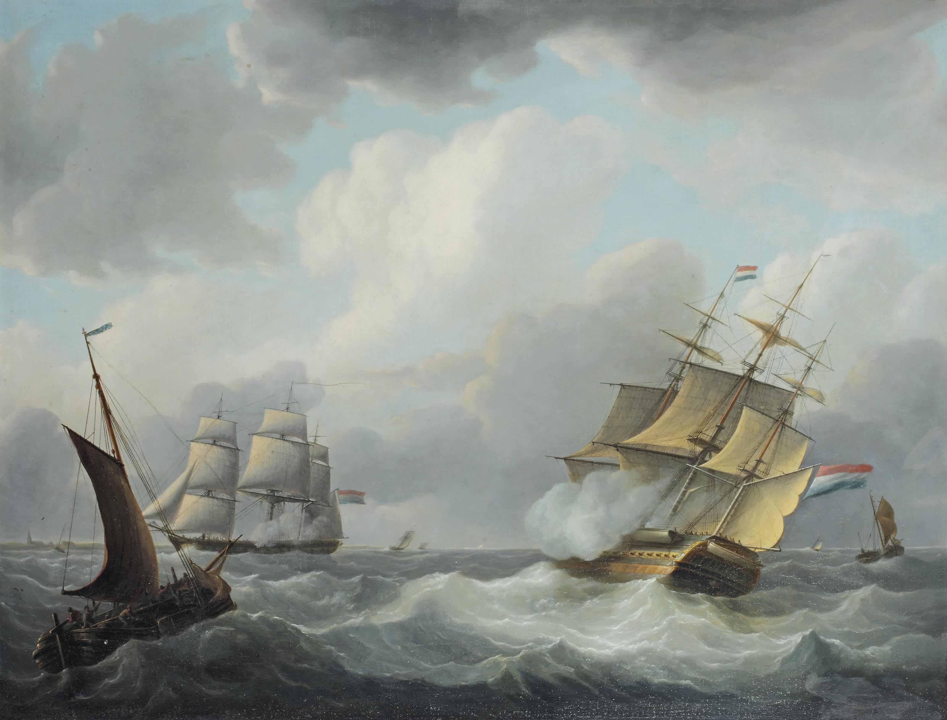 Martinus Schouman - The morning salute