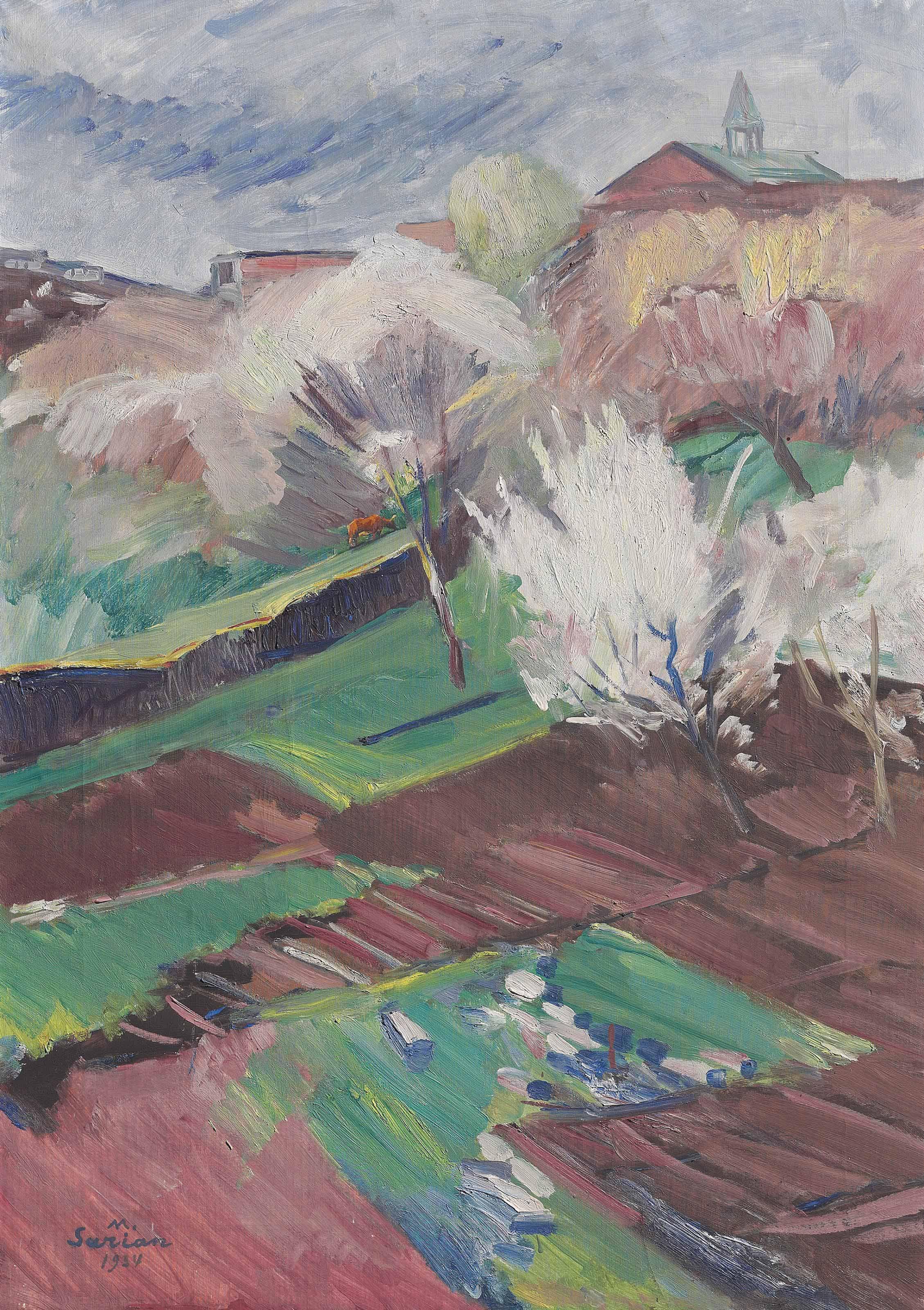 Martiros Sarian - Garden In Bloom