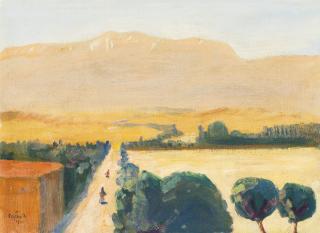 Martiros Sergeevich Saryan - Mountains Near Tehran  