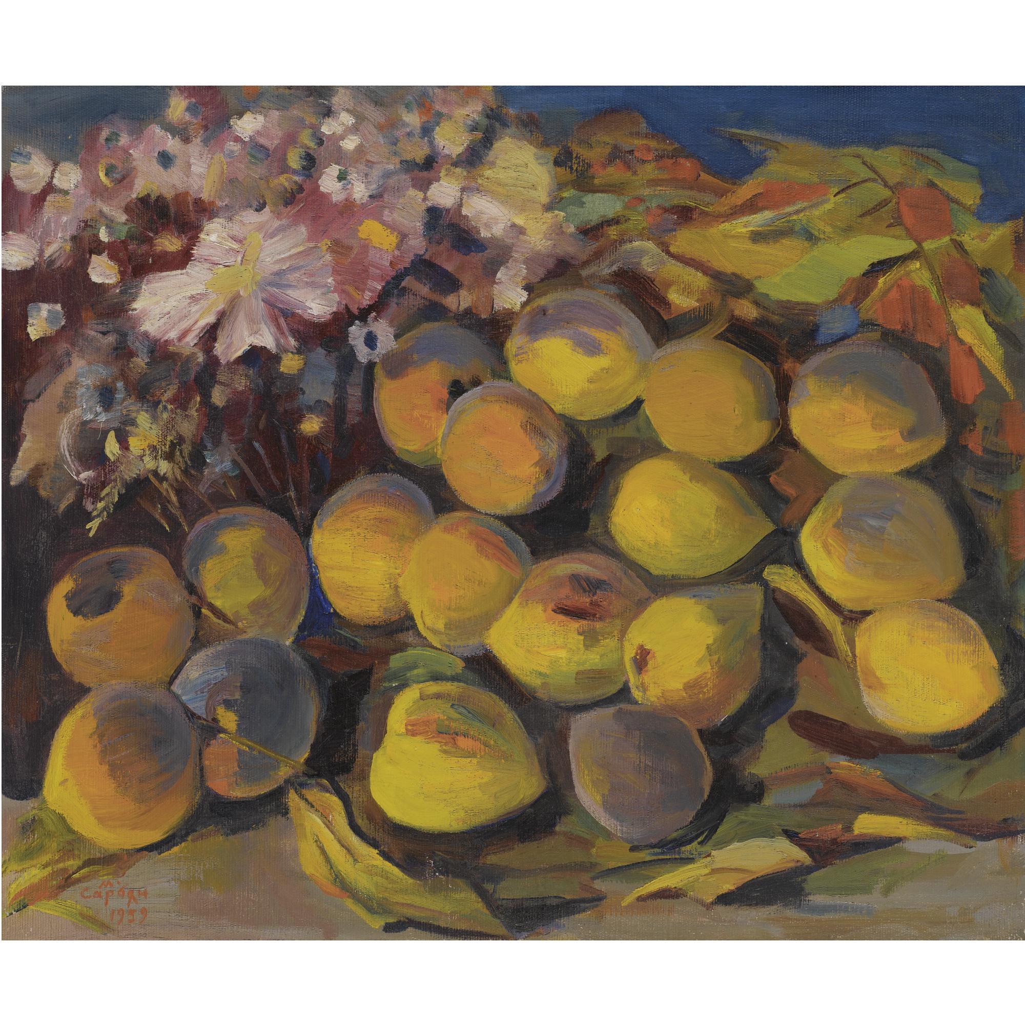 Martiros Sergeevich Saryan - Still Life With Peaches