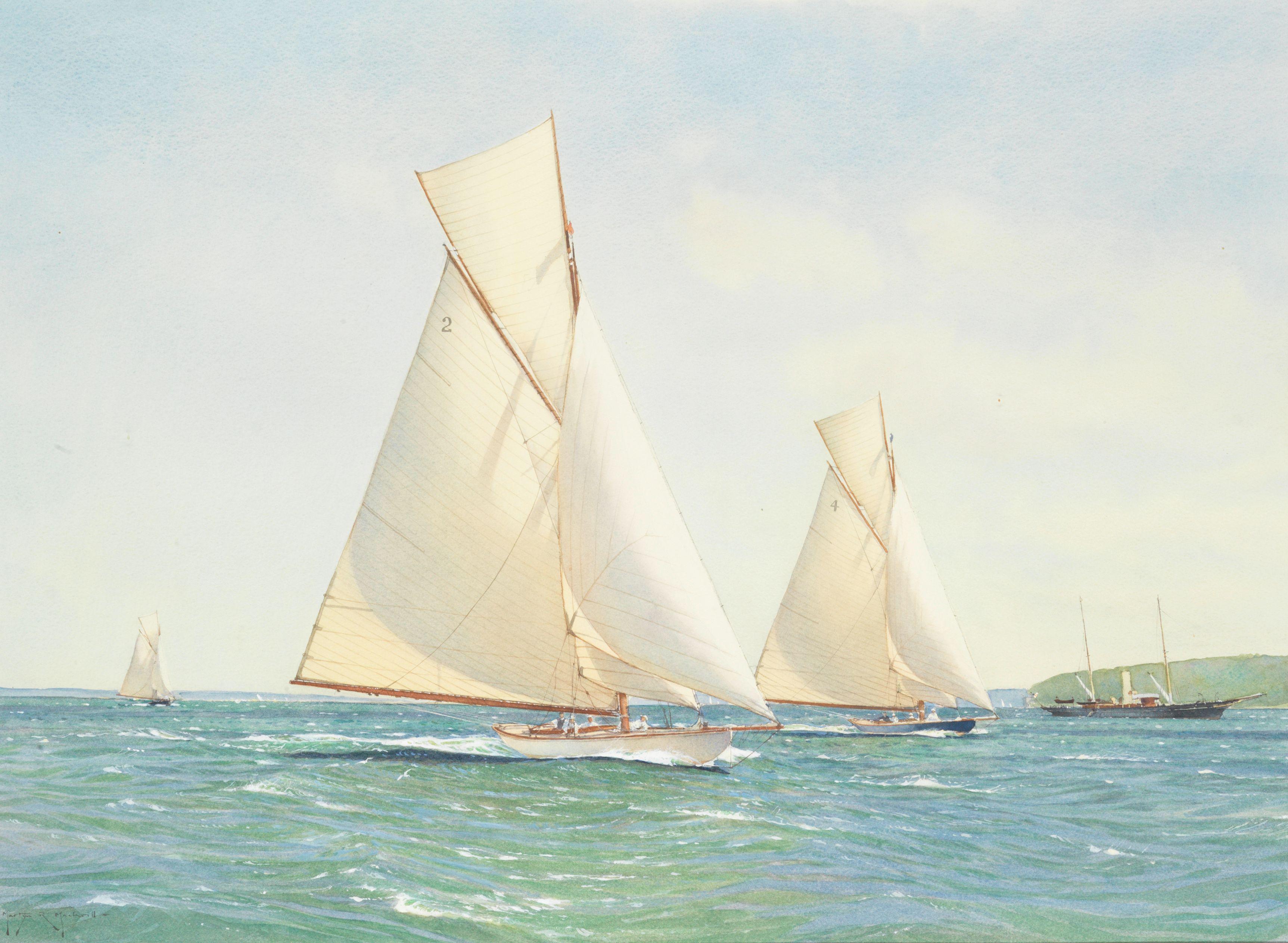 Martyn Richardson Mackrill - 30 linear raters racing on the Solent