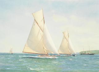 Martyn Richardson Mackrill - 30 linear raters racing on the Solent