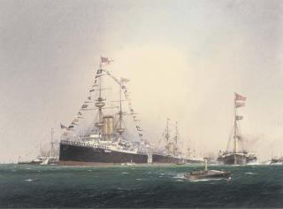 Martyn Richardson Mackrill - The Diamond Jubilee Fleet Review of 1897