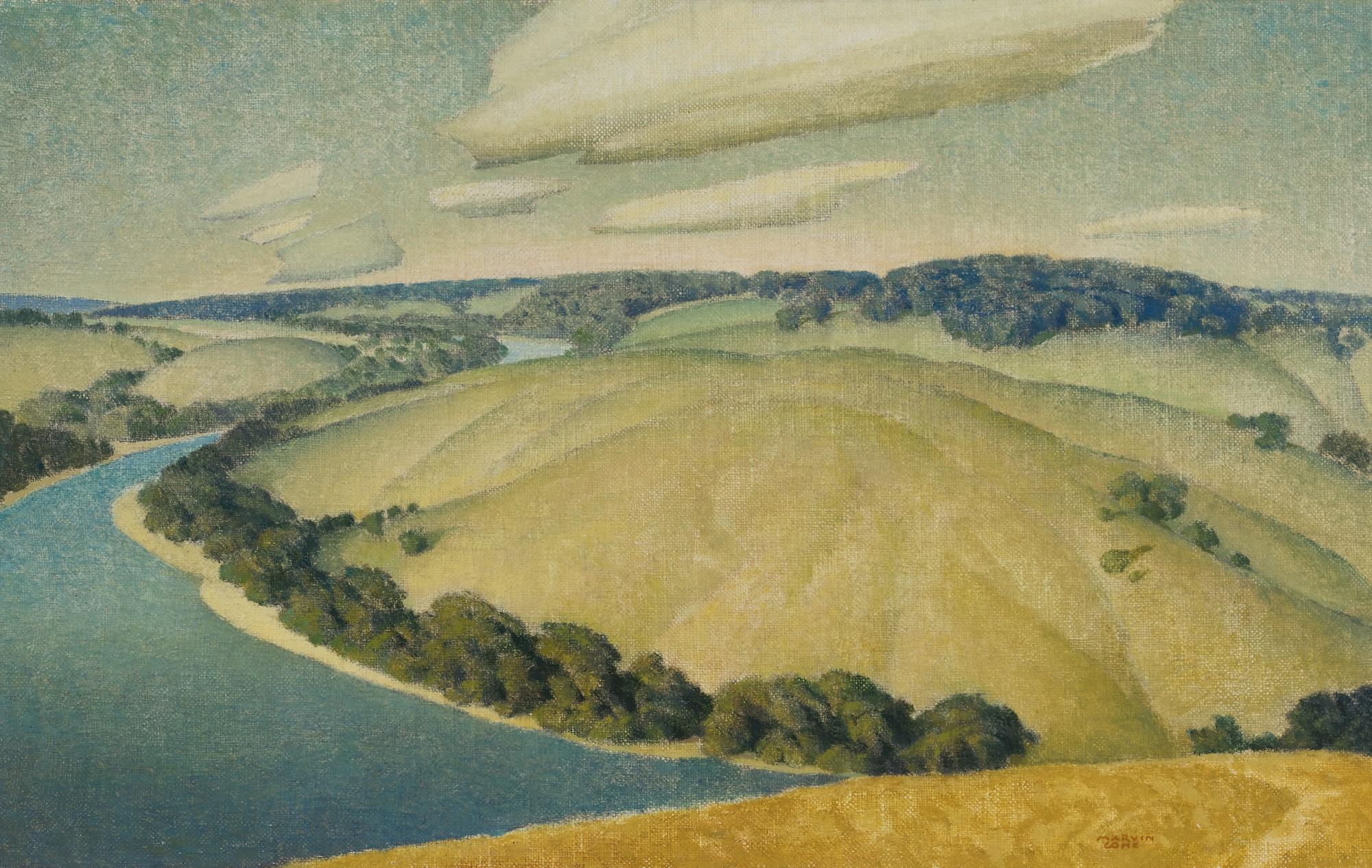 Marvin Cone - Hills And River