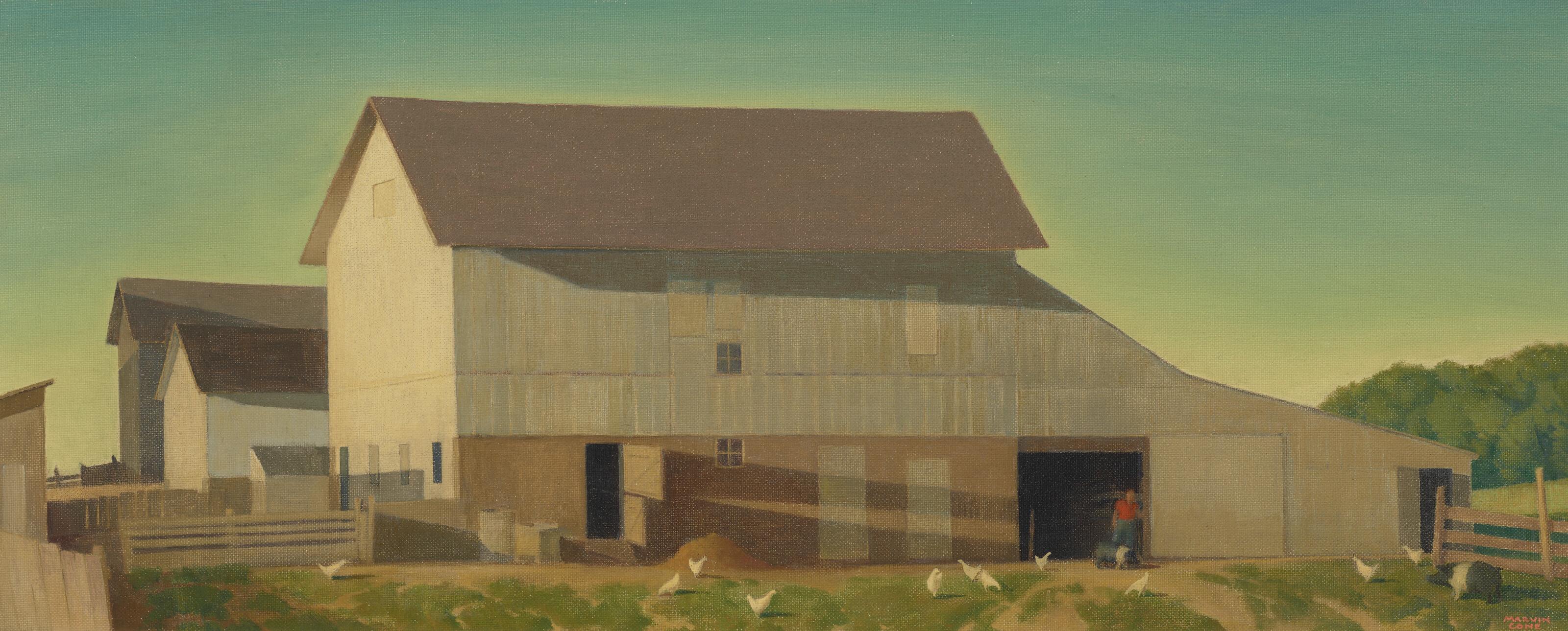 Marvin Cone - White Barn No. 2