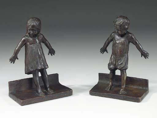 Mary Abastenia St. Leger Eberle - \'Hide And Seek\': Bookends