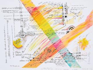 Mary Bauermeister - Esoteric healing 1973 für die American cancer society.