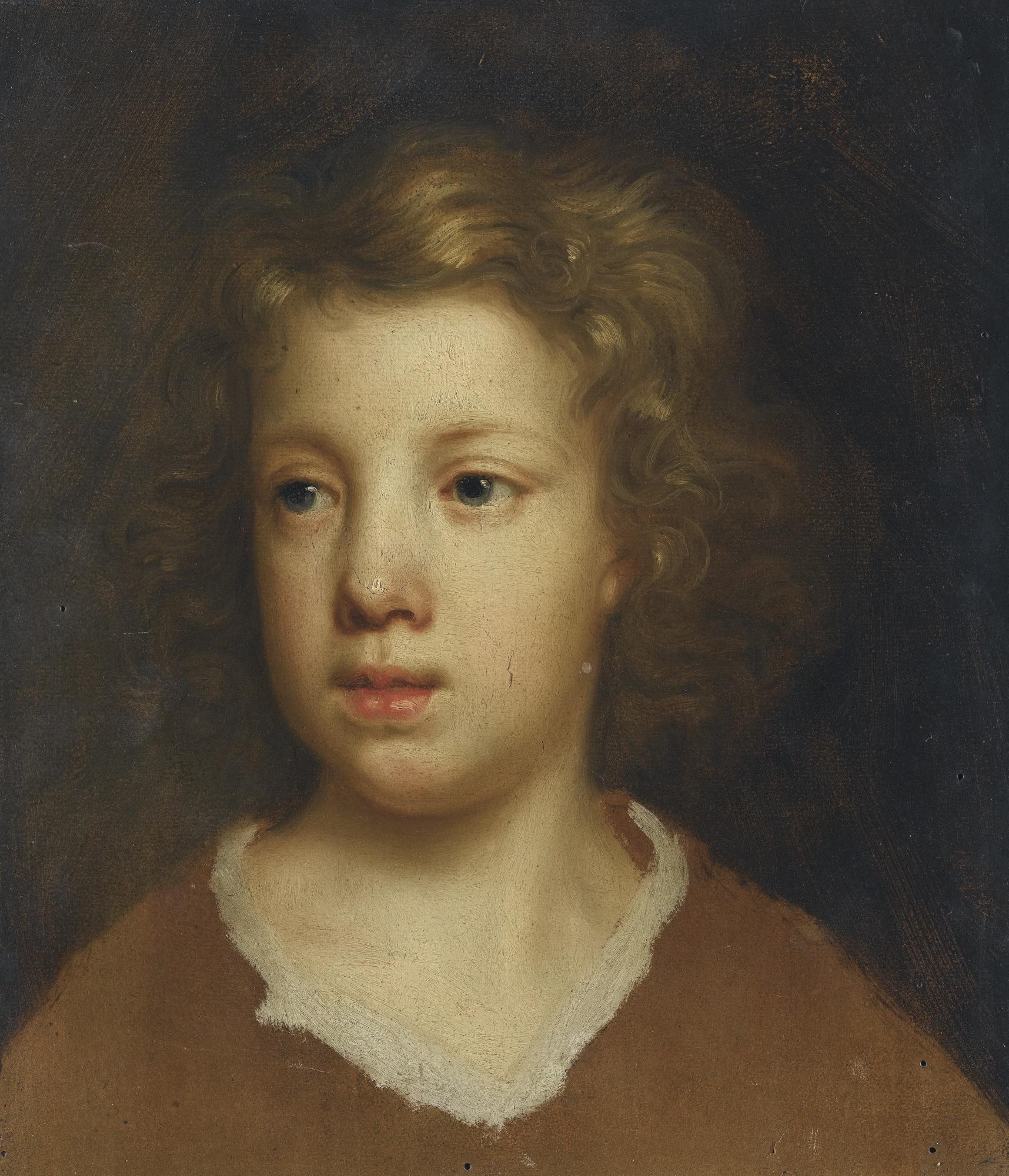 Mary Beale - Portrait Study Of The Head Of A Boy, Probably Charles Beale, The Artist’S Youngest Son