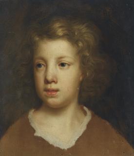 Mary Beale - Portrait Study Of The Head Of A Boy, Probably Charles Beale, The Artist’S Youngest Son