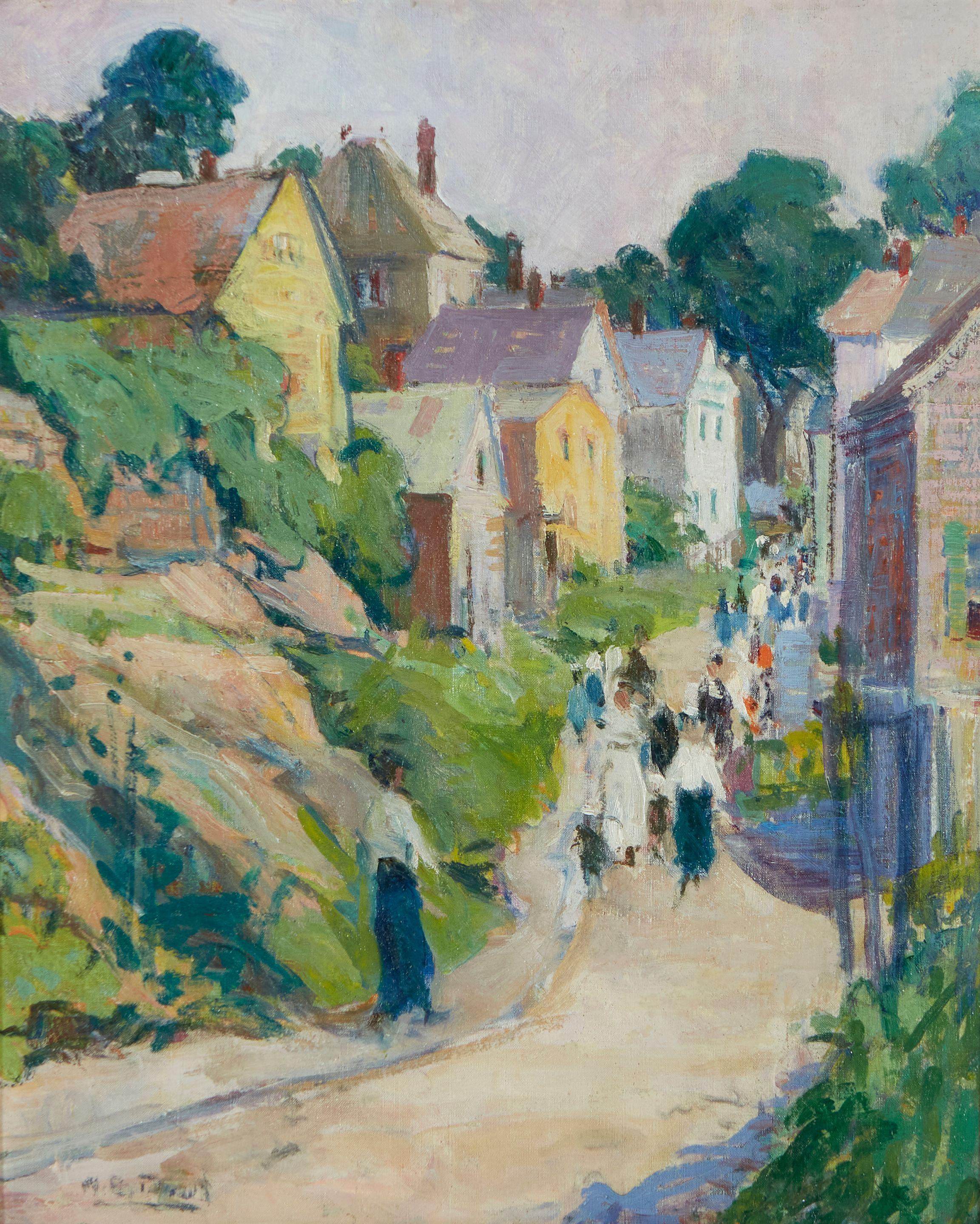 Mary Bradish Titcomb - A Street in Gloucester