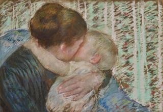 Mary Cassatt - A Goodnight Hug
