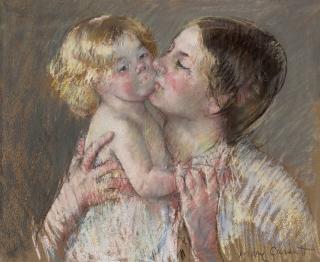 Mary Cassatt - A Kiss For Baby Ann (No. 3)