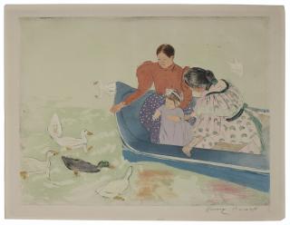 Mary Cassatt - Feeding the Ducks