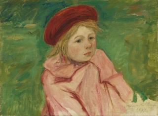 Mary Cassatt - Little Girl In A Red Beret (Le Béret Rouge)