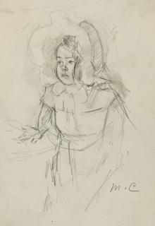 Mary Cassatt - Margot In A Floppy Bonnet (No. 2)