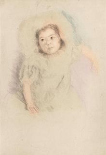 Mary Cassatt - Margot Wearing A Bonnet (No. 1)