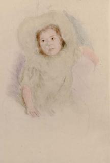 Mary Cassatt - Margot wearing a bonnet