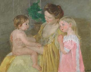 Mary Cassatt - Mother and Two Children