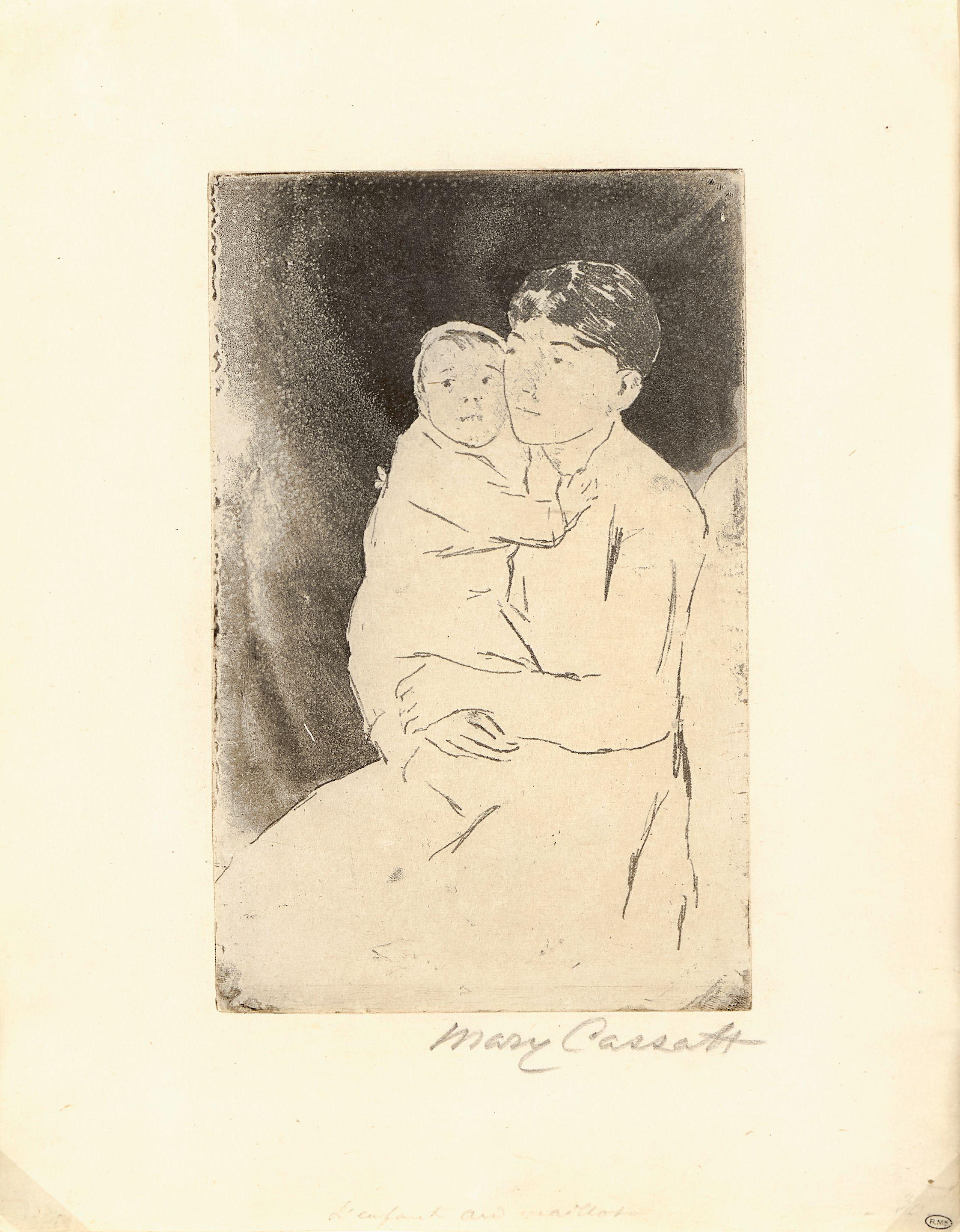 Mary Cassatt - Nurse and Baby Bill (No. 2)