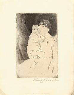 Mary Cassatt - Nurse and Baby Bill (No. 2)