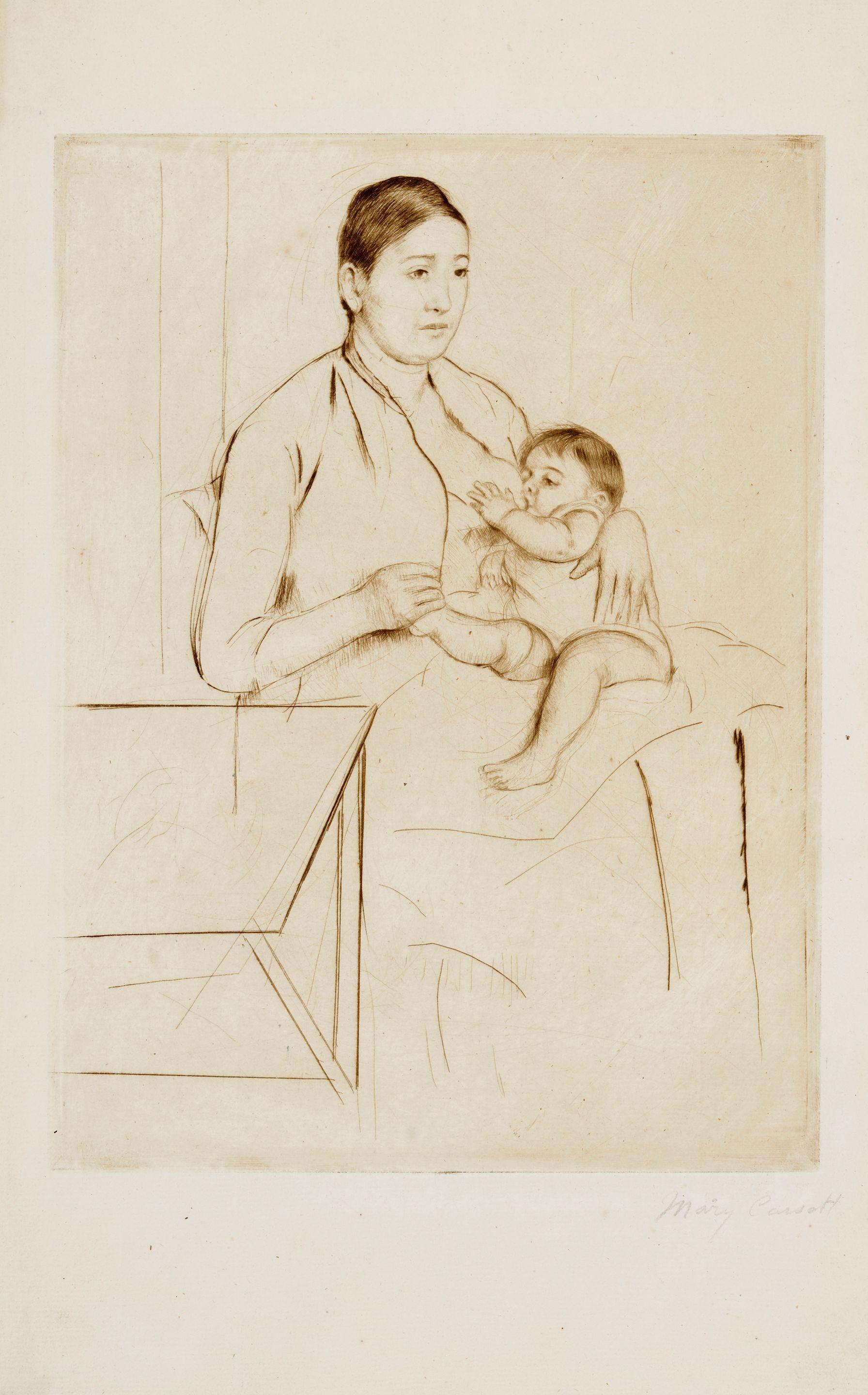 Mary Cassatt - Nursing