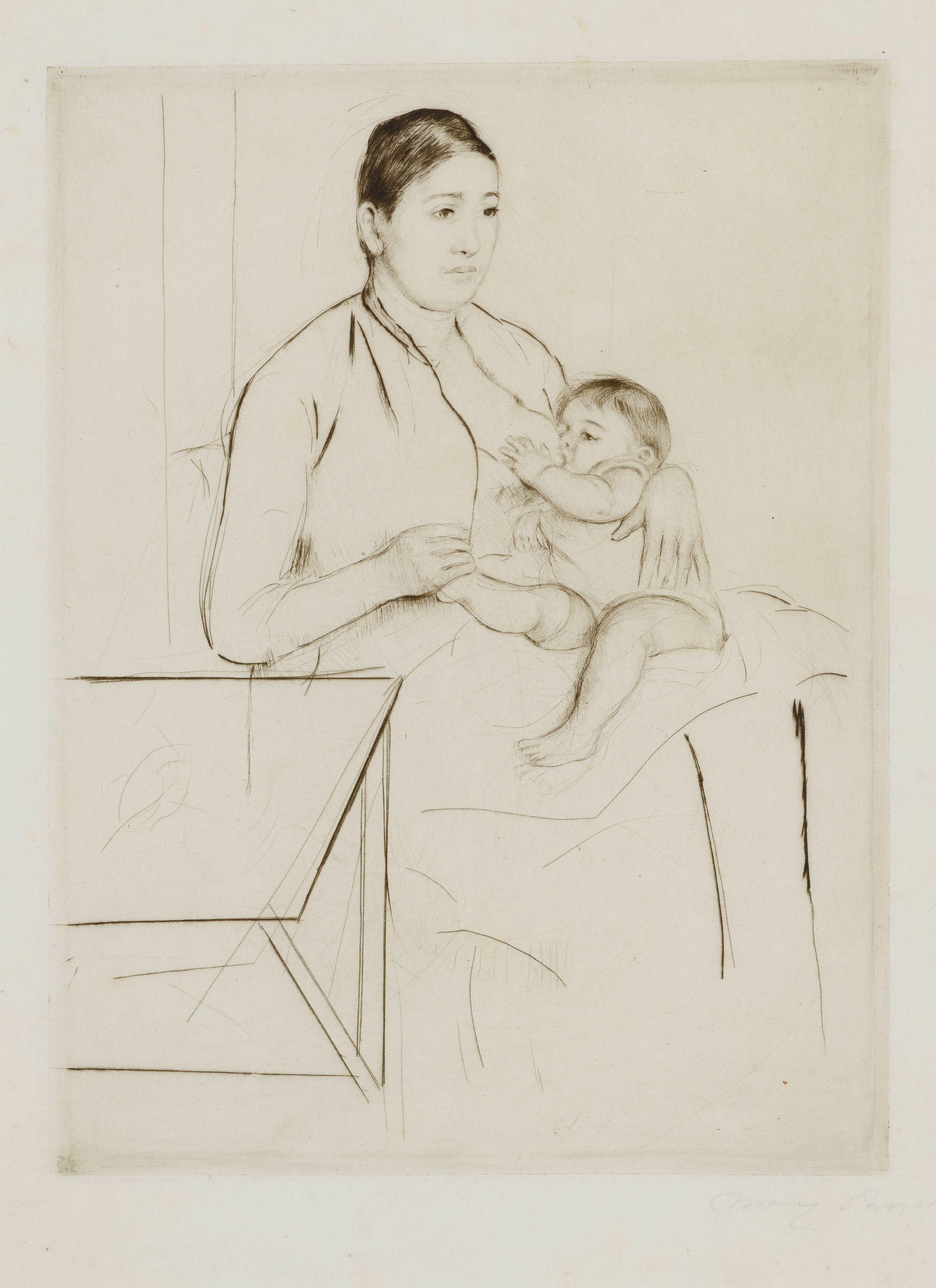 Mary Cassatt - Nursing