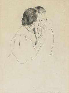Mary Cassatt - Peasant Mother And Child (Breeskin 159; Mathews & Shapiro 17)