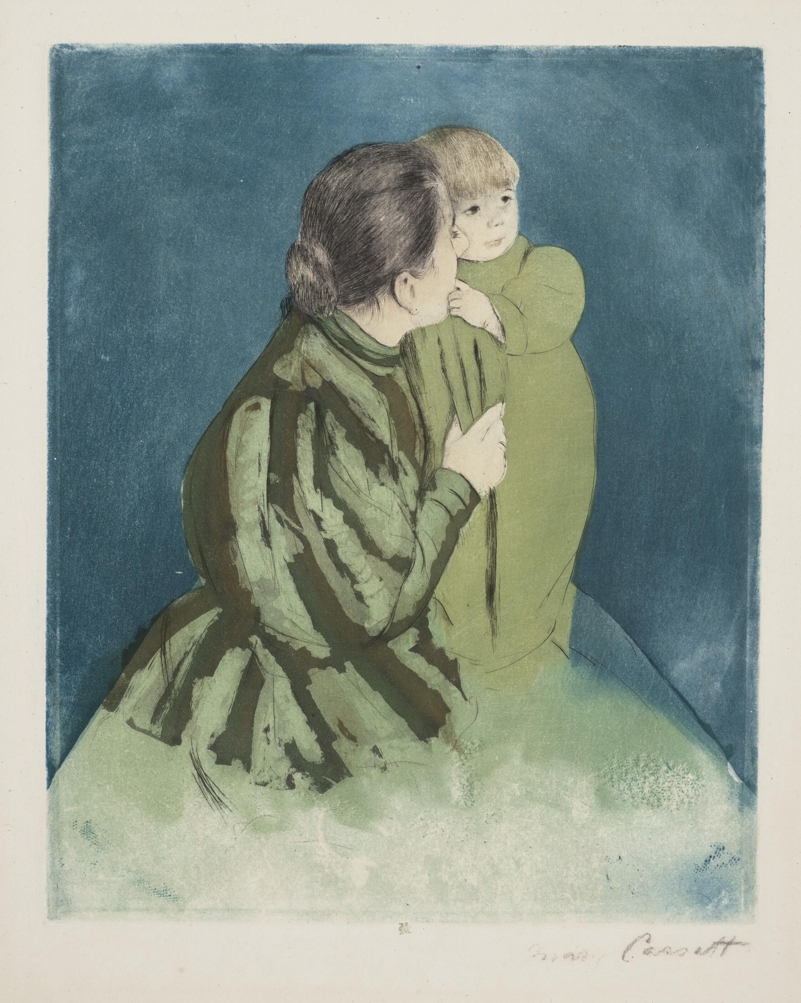 Mary Cassatt - Peasant Mother And Child