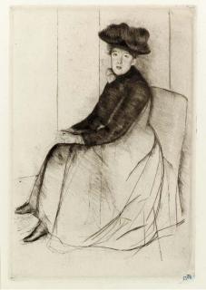 Mary Cassatt - Reflection (Breeskin 131)
