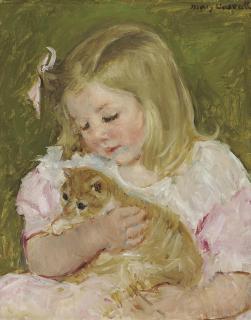Mary Cassatt - Sara Holding a Cat