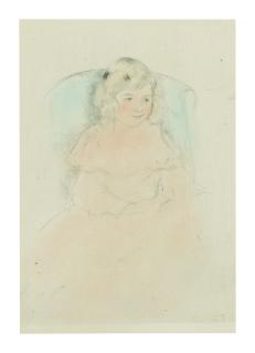 Mary Cassatt - Sara Smiling (Breeskin 195)