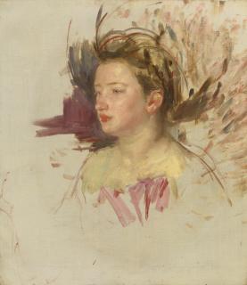 Mary Cassatt - Sketch Of Antoinette (No. 2) (Study Of A Head)