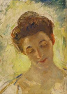 Mary Cassatt - Study Of Mother Jeanne\'S Head, Looking Down