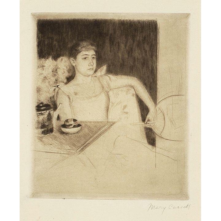Mary Cassatt - Tea (Woman with a Fan)
