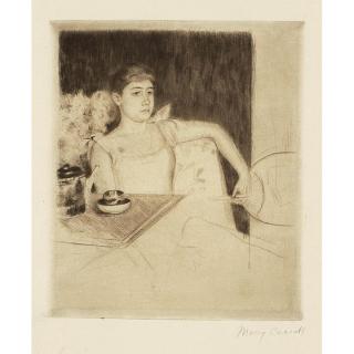 Mary Cassatt - Tea (Woman with a Fan)