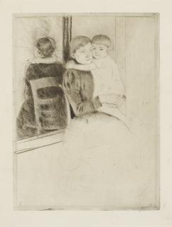 Mary Cassatt - The Mirror (B. 136)