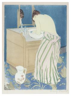 Mary Cassatt - Woman Bathing (La Toilette)