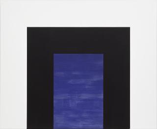 Mary Corse - Untitled (Blue Double Arch)