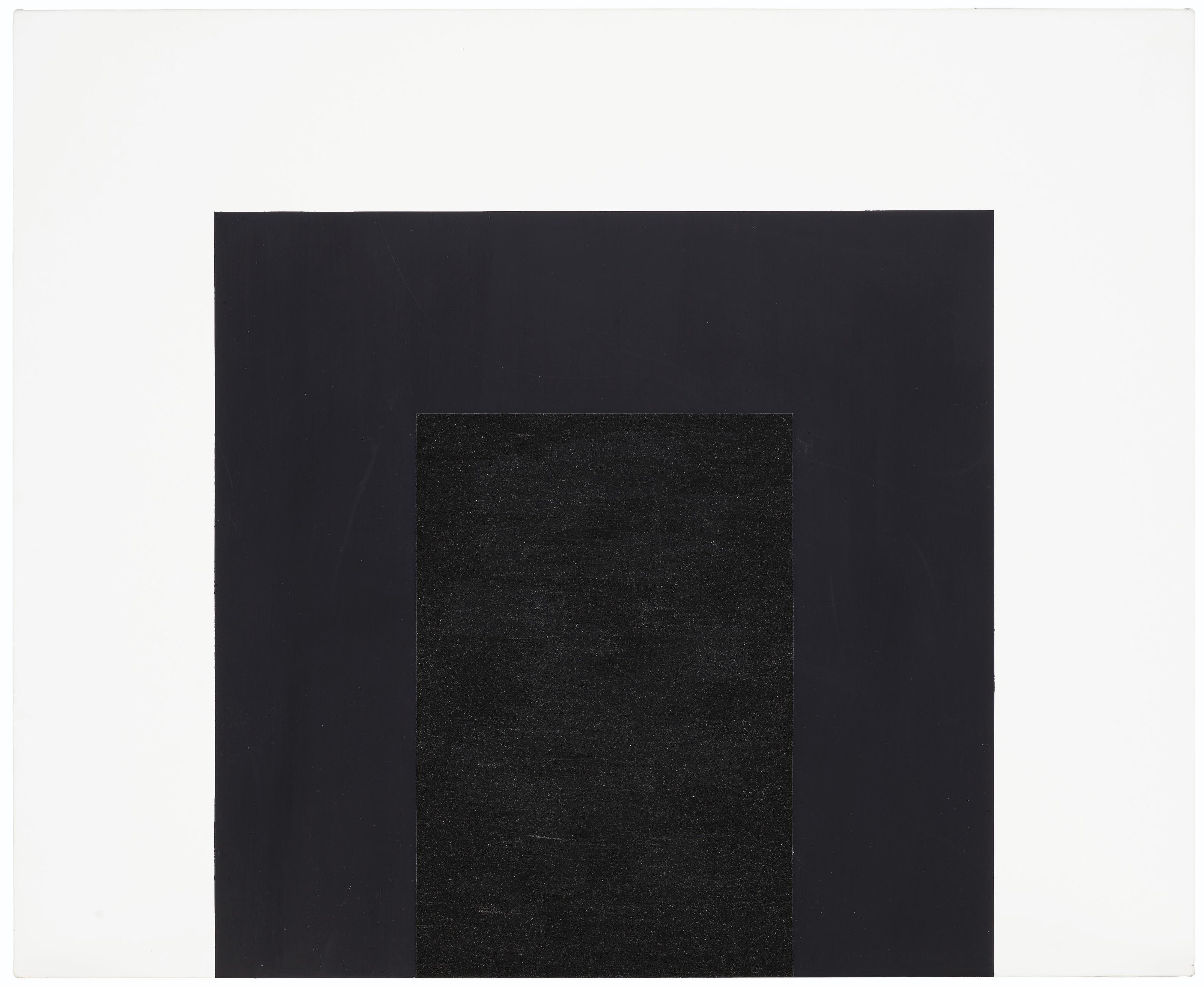 Mary Corse - Untitled (White Black with Black Light)