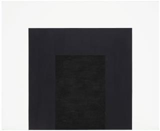 Mary Corse - Untitled (White Black with Black Light)