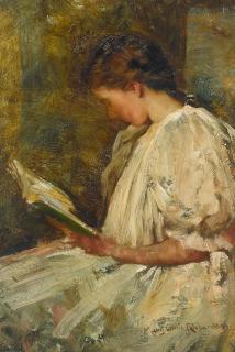 Mary Curtis Richardson - Girl Reading