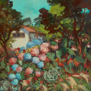 Mary DeNeale Morgan - Garden in Carmel