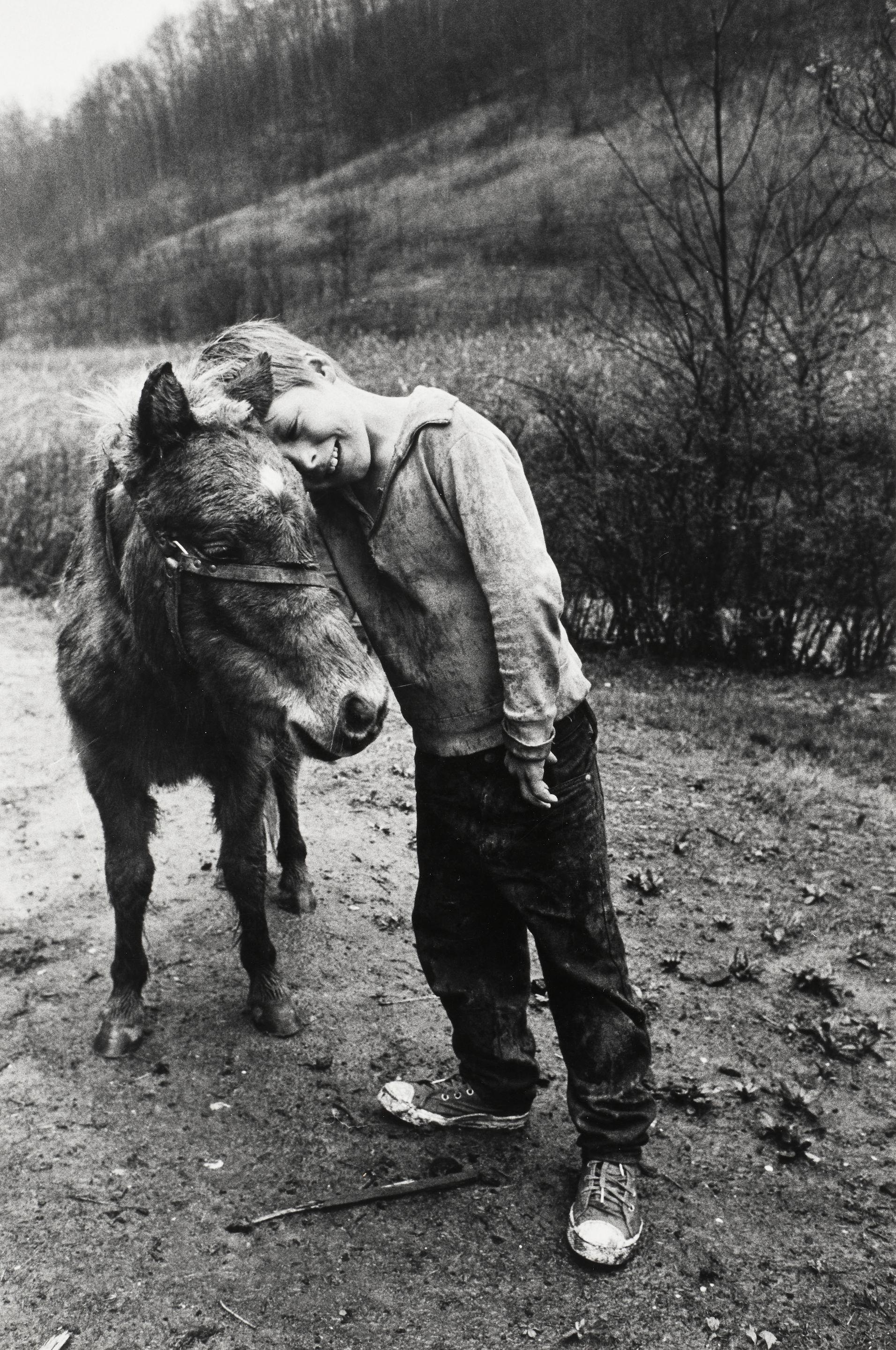 Mary Ellen Mark - Boy with Donkey, 1990